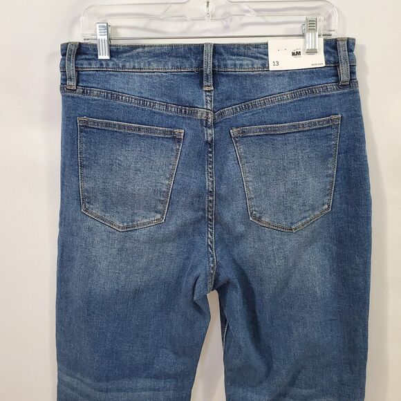 I&M Jeans U.S.A. Juniors 13 Mom Jeans Medium Wash NWT - Picture 13 of 15